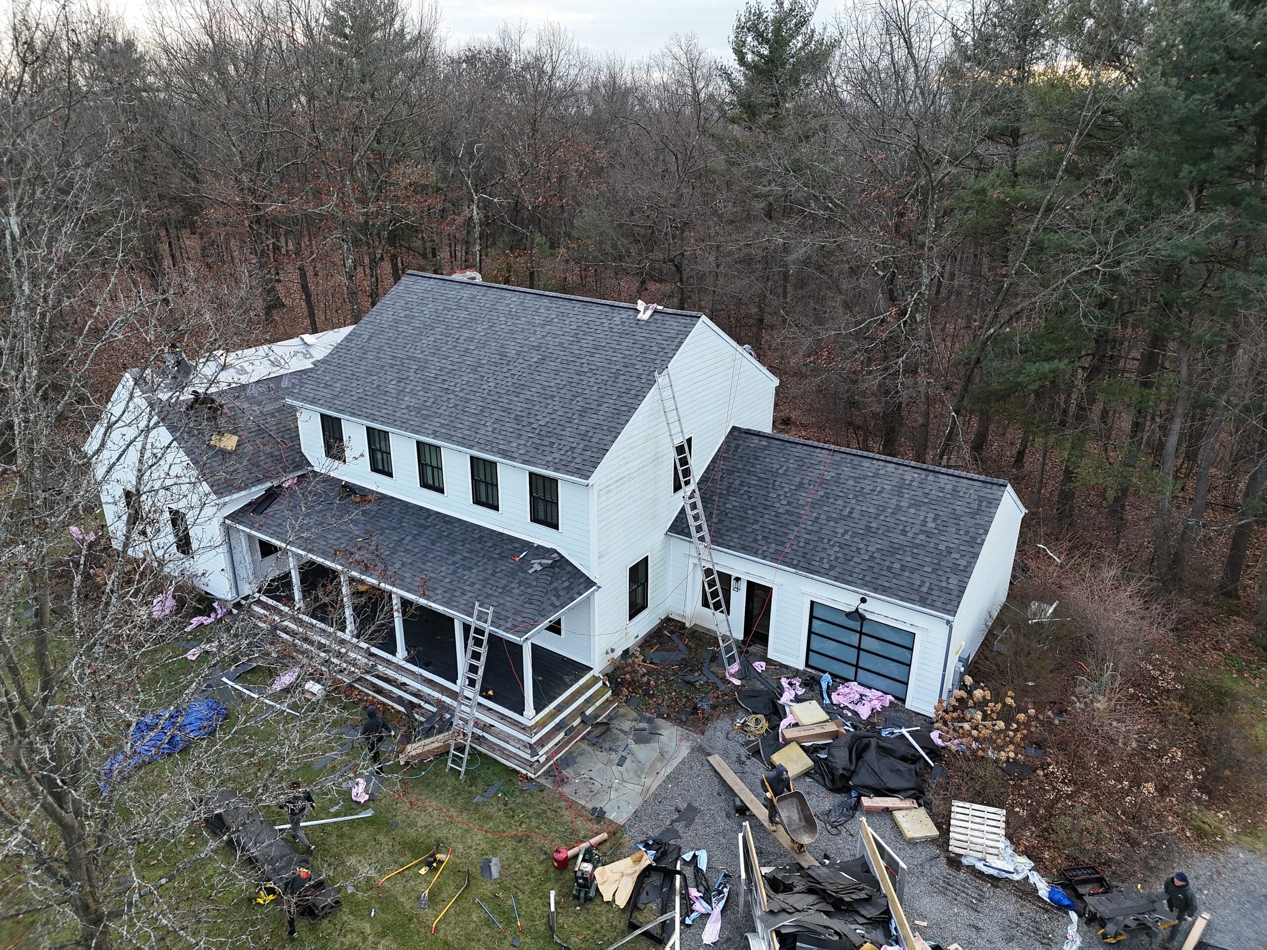 new roof installation